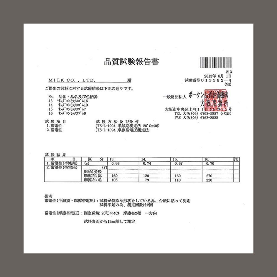 第三者機関に検査済み