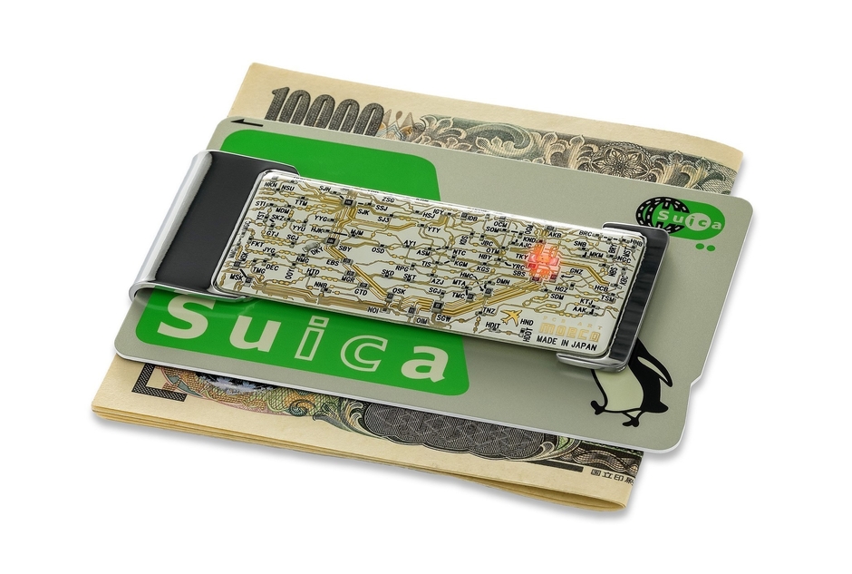 ICカードクリップ　東京回路線図　白