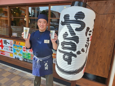 タンブラー比較(スタッフ提灯前)
