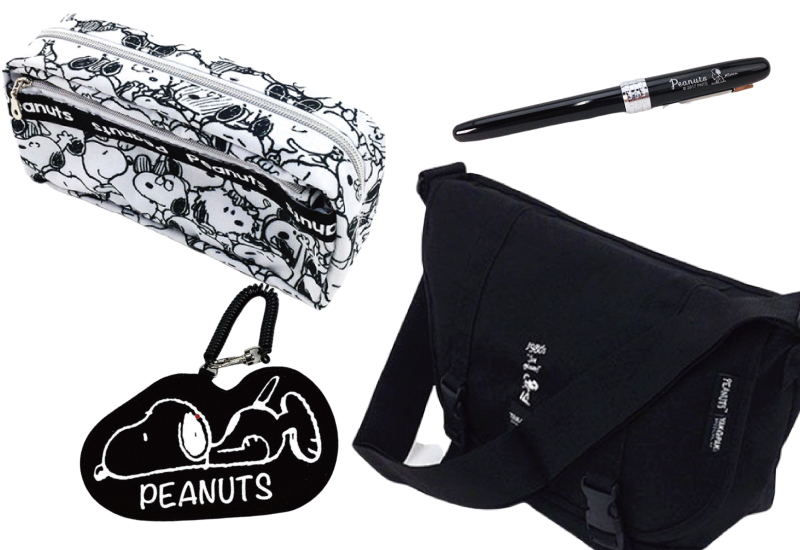 SNOOPY × YAKPAKコラボ 中身をモノトーンでクールに決めるならこれだ！な組み合わせ