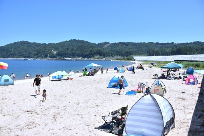 吉里吉里海岸海水浴場(画像提供:岩手県大槌町)
