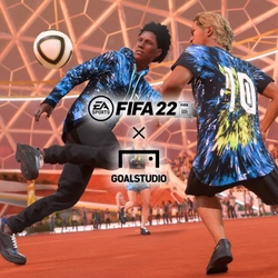 フットボールカルチャーをベースとした ライフスタイルブランド「GOALSTUDIO」が 大人気サッカーゲーム「FIFA22」内で使用できる キットコレクションを発表。 3月18日まで使用可能