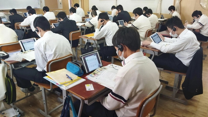 オンライン英会話CHATTY　 上宮学園中学校にてレッスン実施　 95.0％の生徒が朗読の上達を実感