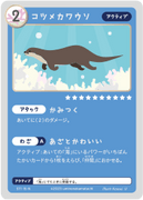 コツメカワウソのカード