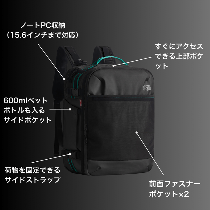 クイックにアクセスできるポケット群