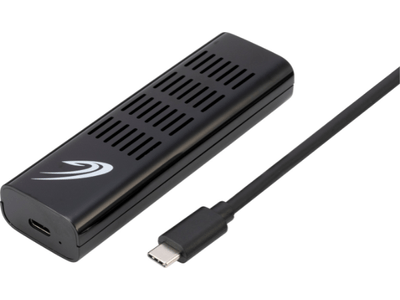 『CYBER・M.2 SSD to USB変換アダプター(PS5用)ブラック』製品画像
