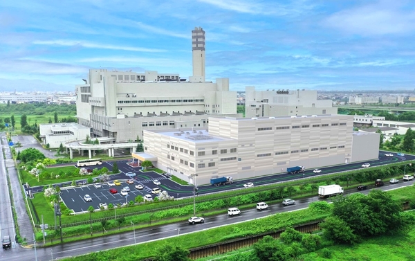 白石破砕工場（手前側）　完成イメージ