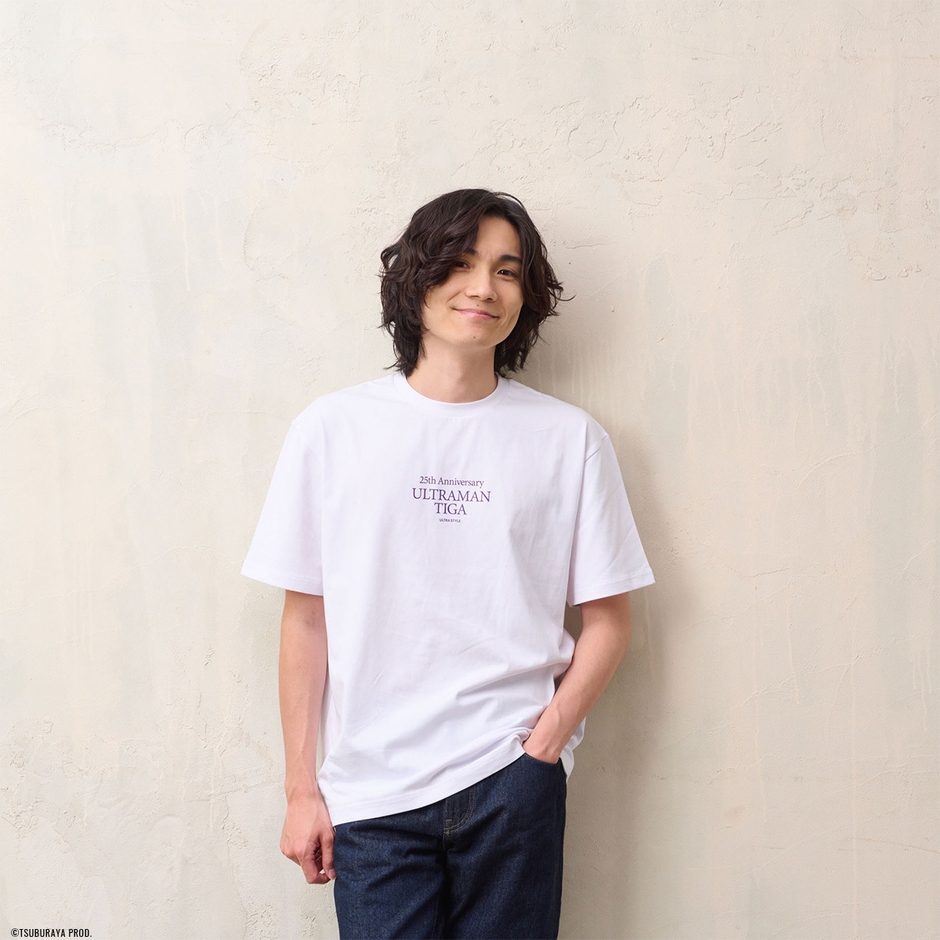 ULTRA STYLE 半袖Tシャツ メンズ【ウルトラマンティガ】ホワイト(1)