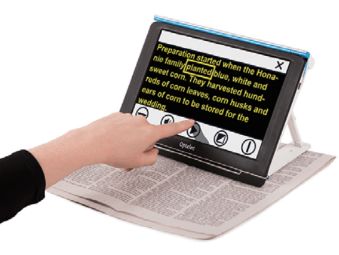 コンパクト10スピーチ(読み上げ機能付き携帯型拡大読書器)