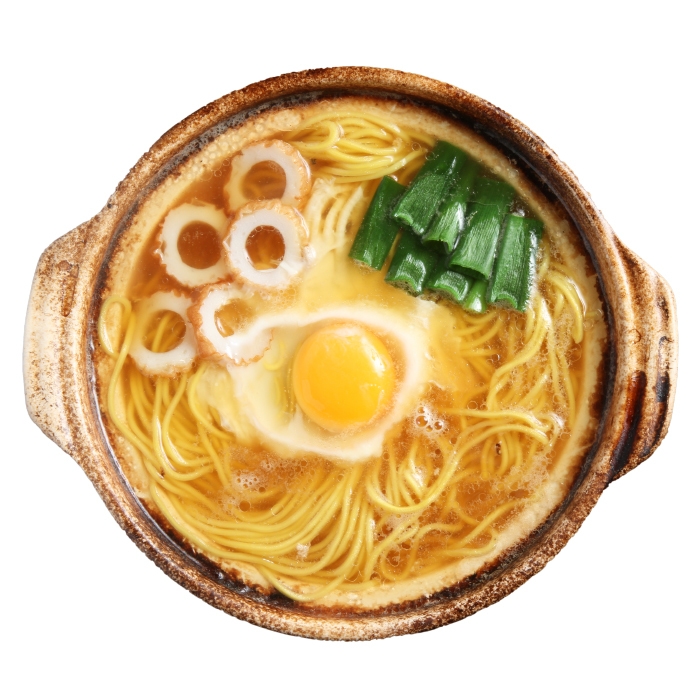 「谷口食堂」の鍋焼きラーメン