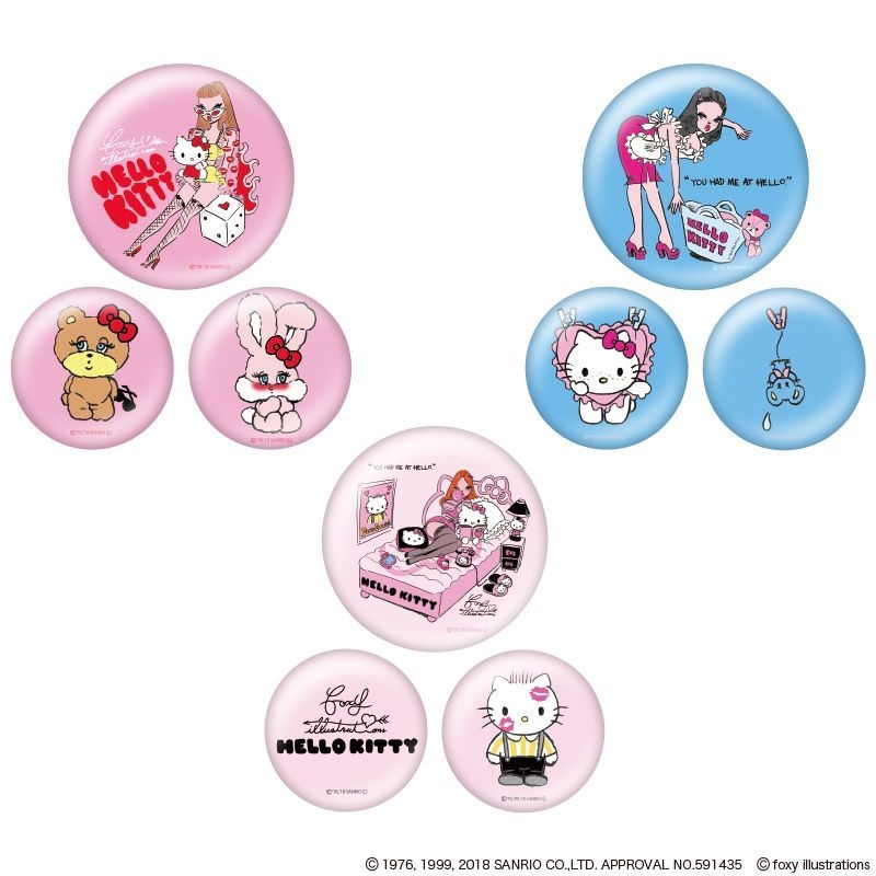 3コセット缶バッジ