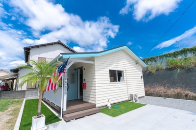 賃貸モデルのカリフォルニアパームハウス(沼津市内)