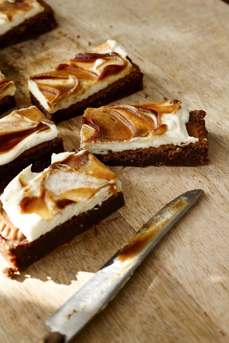キャラメルとマスカルポーネのブラウニー