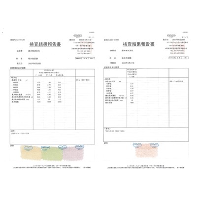 検査結果報告書