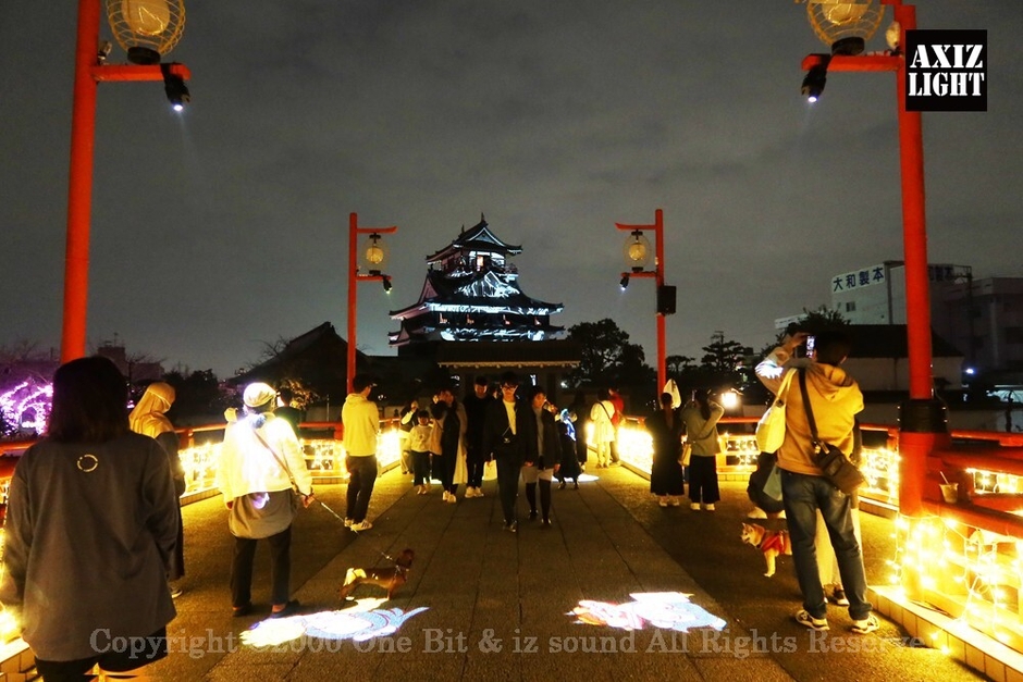 きよすイルミ_AXIZLight演出　昨年の様子