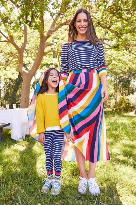 8.ママ&娘コーデ