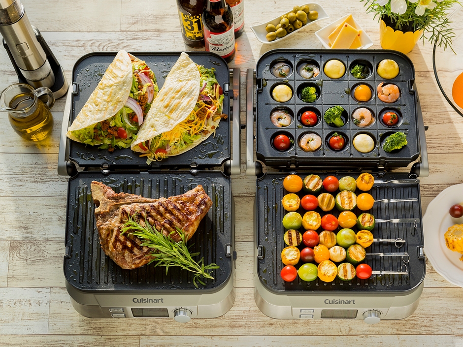 ホットプレート使い、サンドイッチ使い、2つの使い方が可能