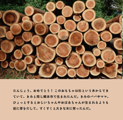 「木のおもちゃ」付属冊子「hello　New　baby」