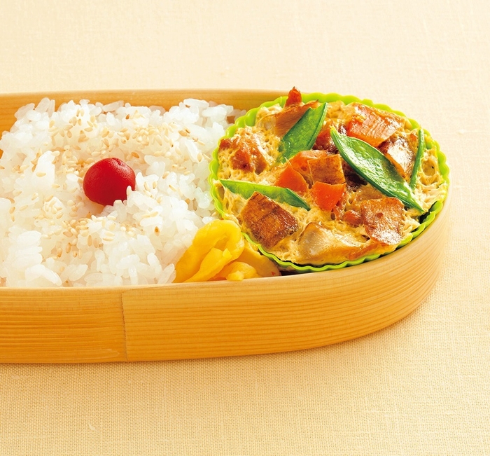 「豚肉とごぼうの甘辛煮」のアレンジレシピ:茶碗蒸し風