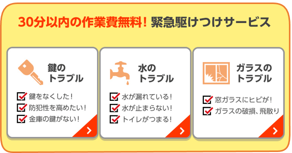 緊急かけつけサービス