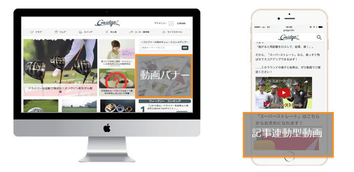 バナー広告や、記事連動型動画広告など多種多様なラインナップ