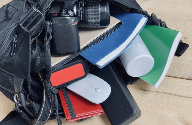 私は、、、、あります！ 私の普段の荷物もこんな感じです。