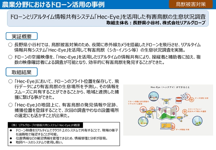 ＜農林水産省のサイト内に掲載の事例資料＞