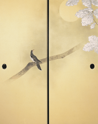 上村淳之 襖絵「時鳥図」