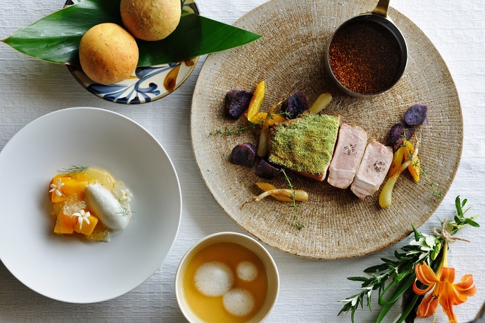 【星のや竹富島】命草を使用したランチ