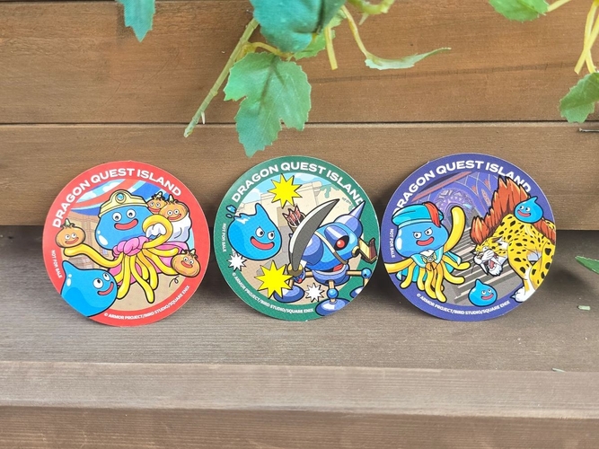 ▲オリジナル描き下ろしステッカー３種