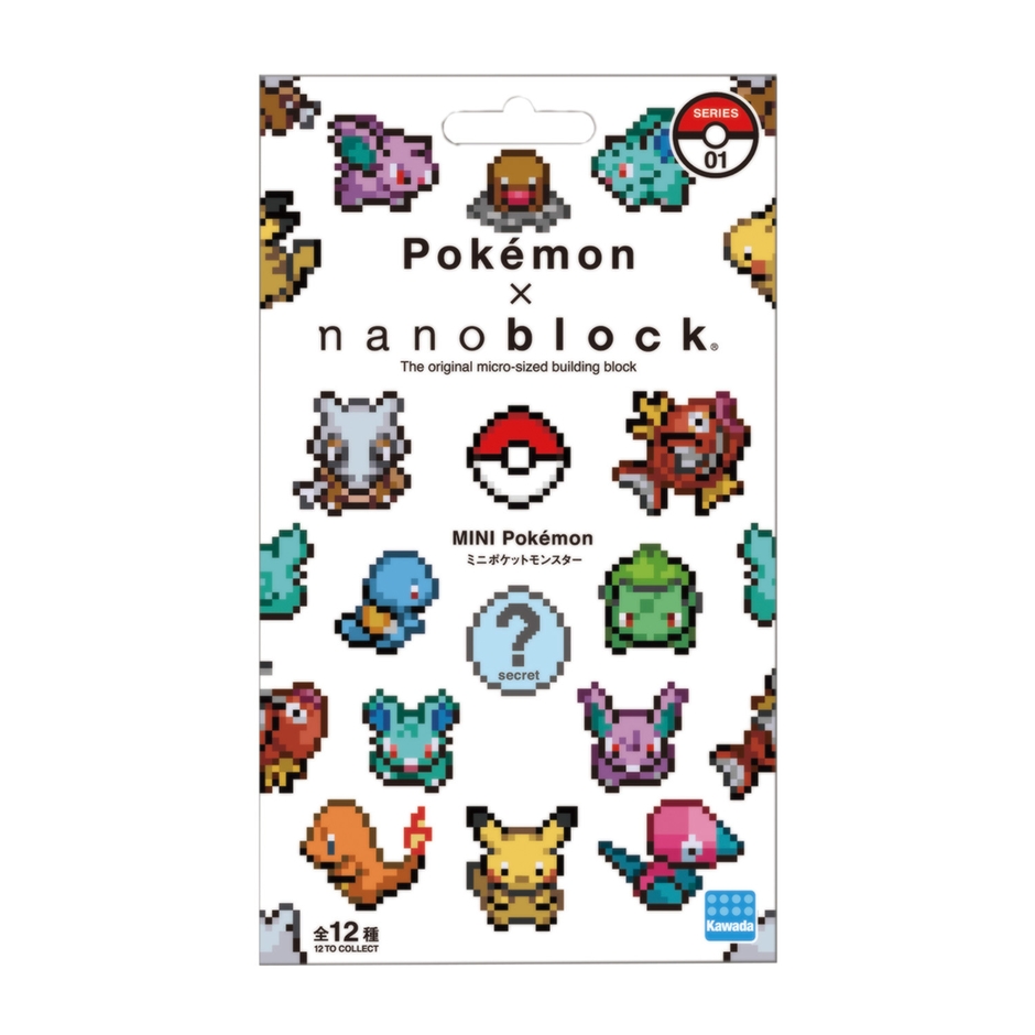 nanoblock(R)ミニポケモンシリーズ01 パッケージ
