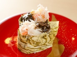 濃厚カニみそ軍艦はカニの身もたっぷり入ってます!