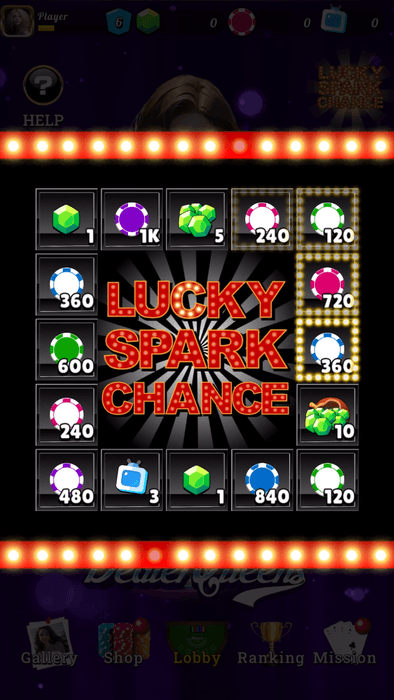 Blackjack 21 - Dealer Queens ルーレット