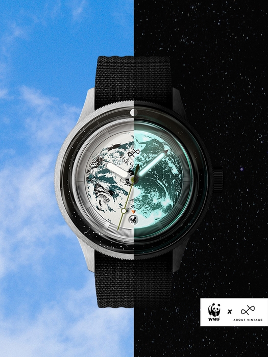 月から見た地球からインスピレーションを得たデザイン