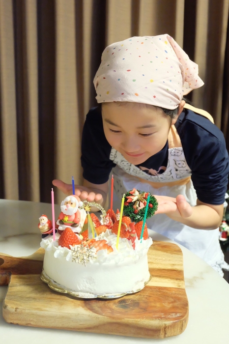 私が作ったぁ!クリスマスケーキ