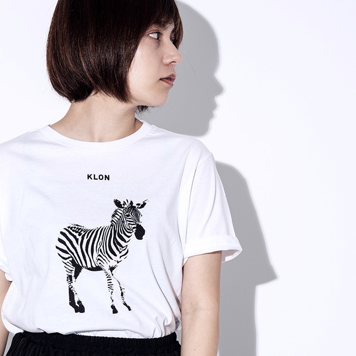 KLON ANIMAL TSHIRTS(MONOCHROME ANIMALS-ZEBRA)