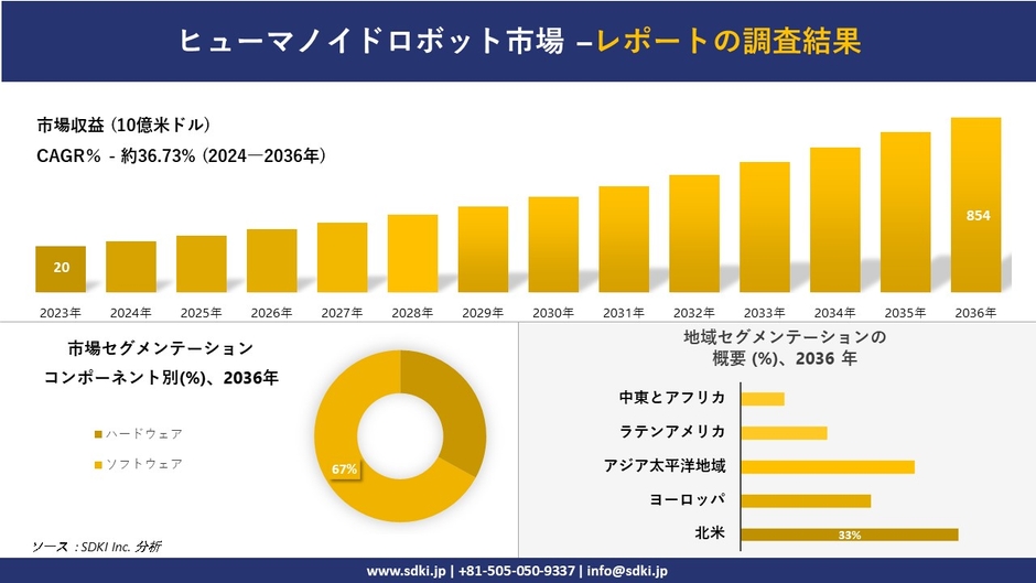 ヒューマノイドロボットの世界市場概要
