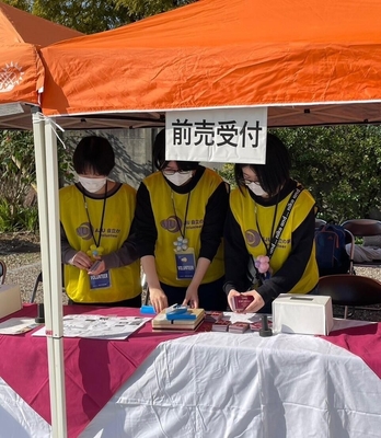 ボランティアに参加した学生たち