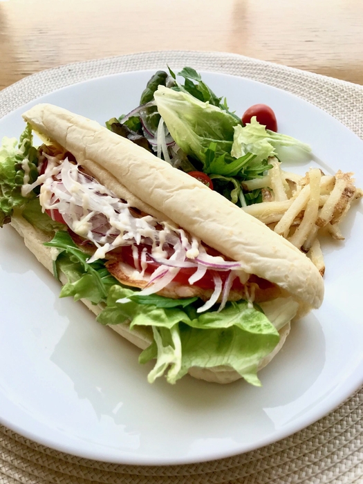 スモークチキンのパニーニ