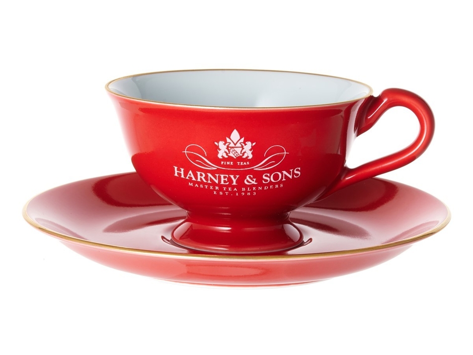 【HARNEY & SONS × ARITA PORCELAIN LAB】ティーカップ＆ソーサー(レッド)￥6,611(税込)