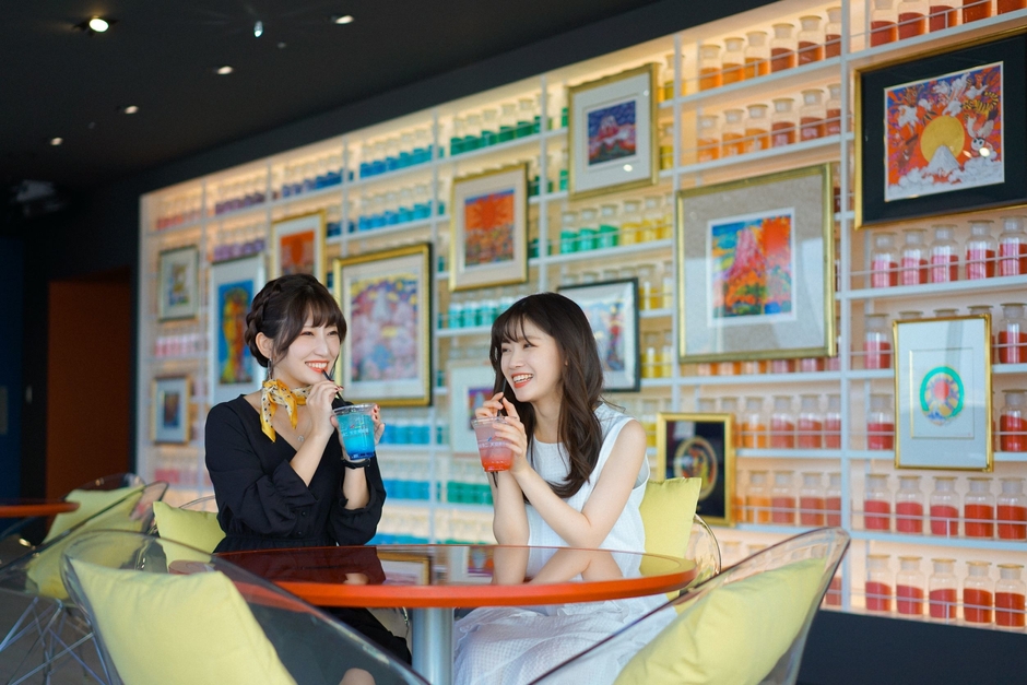 「天空カフェ」で一休み