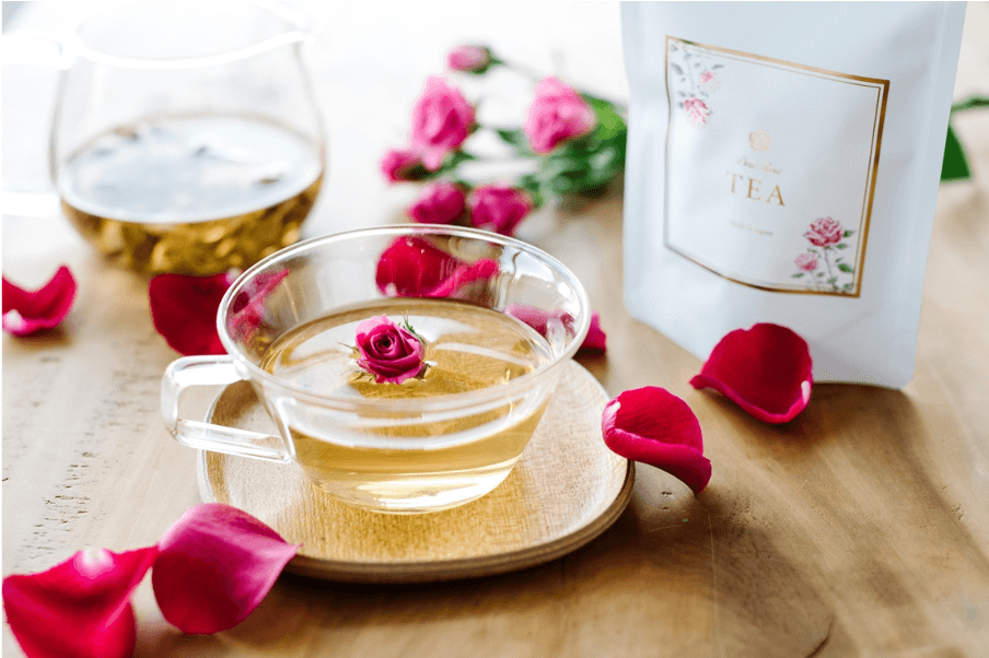 ほうじ茶なのに薔薇？香ばしさの後に、ほんのり薔薇の香り 薔薇100