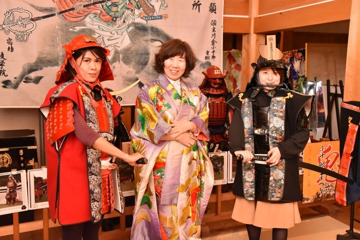 白石城甲冑着付&映画撮影体験