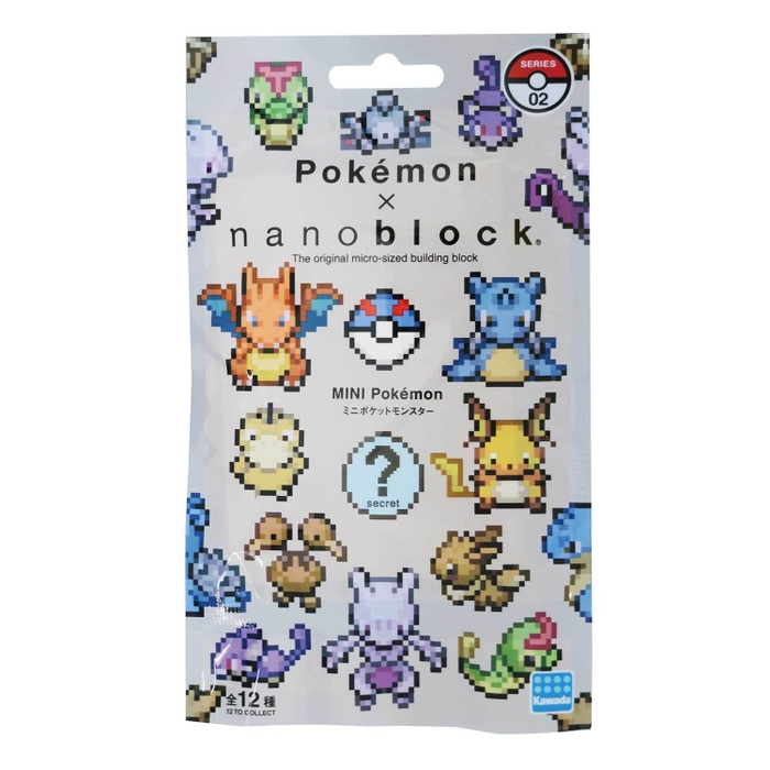 nanoblock(R)ミニポケモンシリーズ02　パッケージ