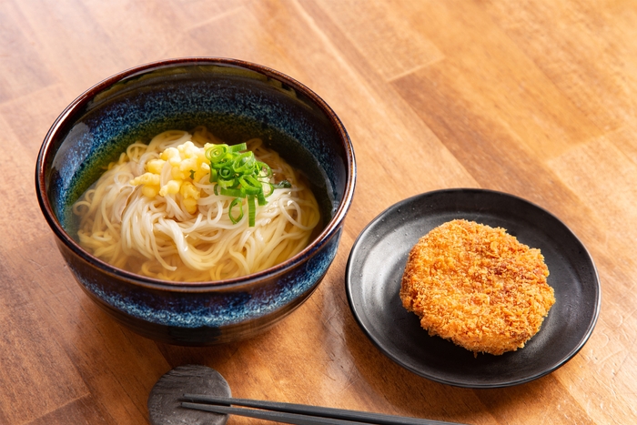 生そうめん 並盛(580円)