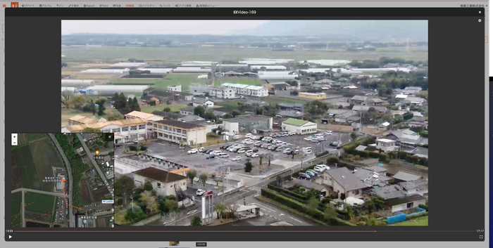 ※遠隔情報共有システム「HecｰEye（ヘックアイ）」からの東串良町の映像