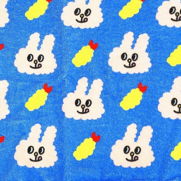 バニーコンビニのフェイスタオル