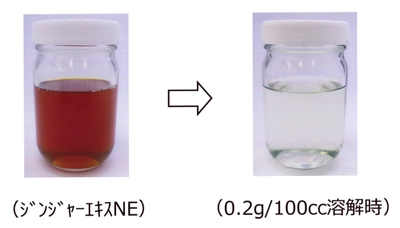 注目の“温活”成分『ショウガオール』を高濃度含有　 「飲料用ジンジャーエキス」を機能性食品素材として発売！