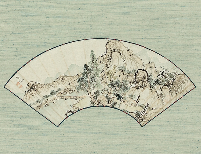 池玉瀾「山水図」