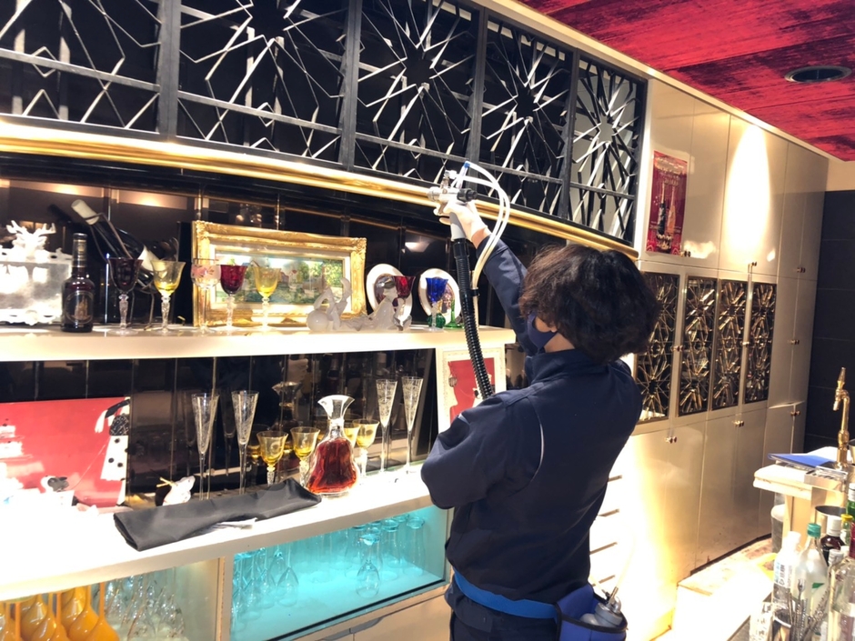 一度の施工で抗菌・抗ウイルス・防臭・防カビが長期間継続